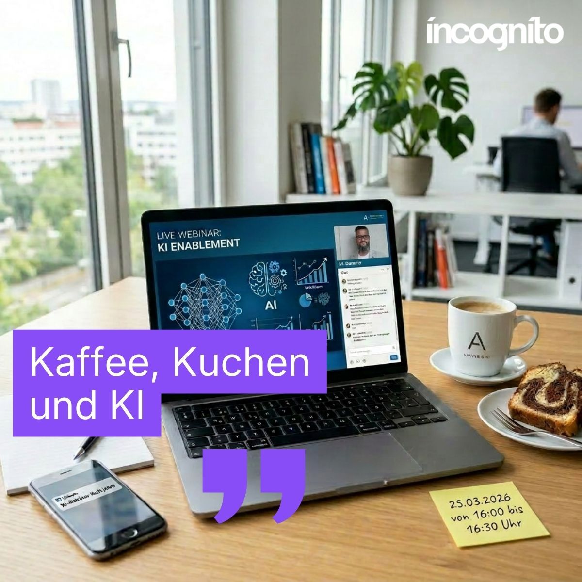 Webinar: Kaffee, Kuchen & KI